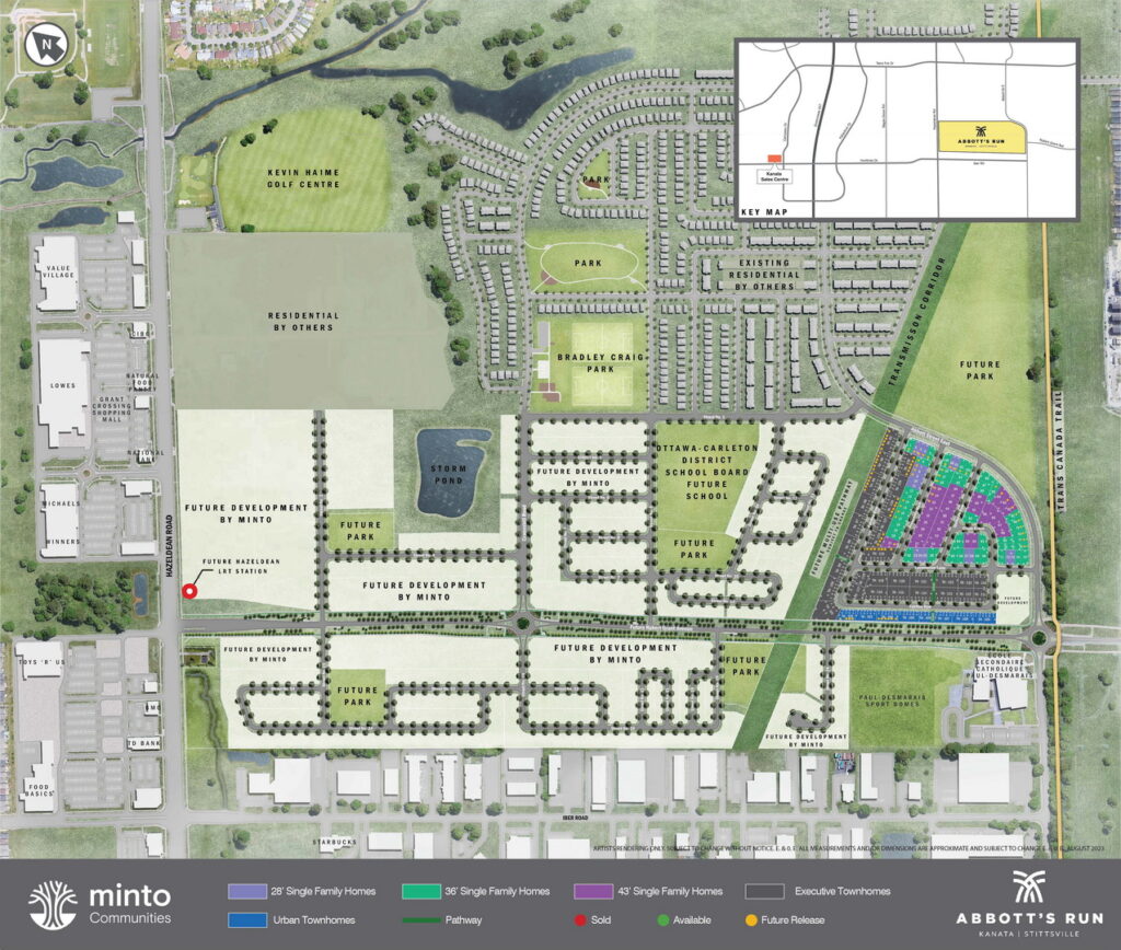 abbott's run minto stittsville site plan