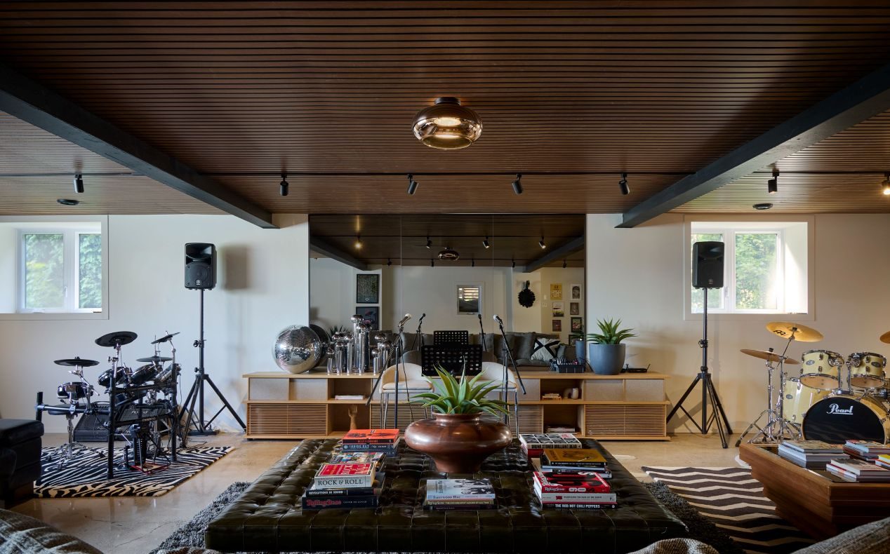 55-plus homeowner basement renovation Simmonds Architecture