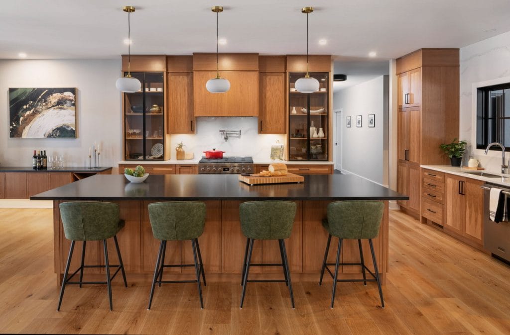 Laurysen at 55 wood kitchen island nkba ottawa