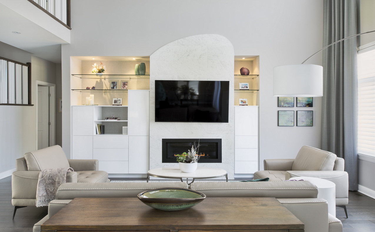 asymmetrical wall cpi interiors fireplace