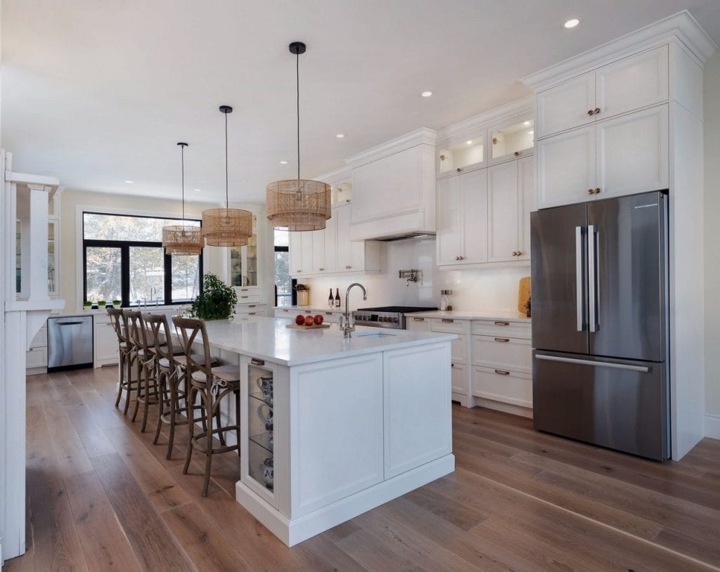 2025 NKBA awards ottawa design white kitchen Wael Bakr Laurysen Kitchens