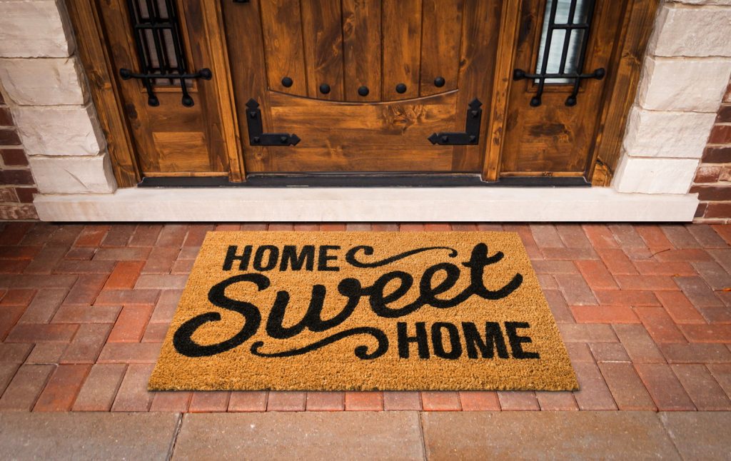door mat home sweet home