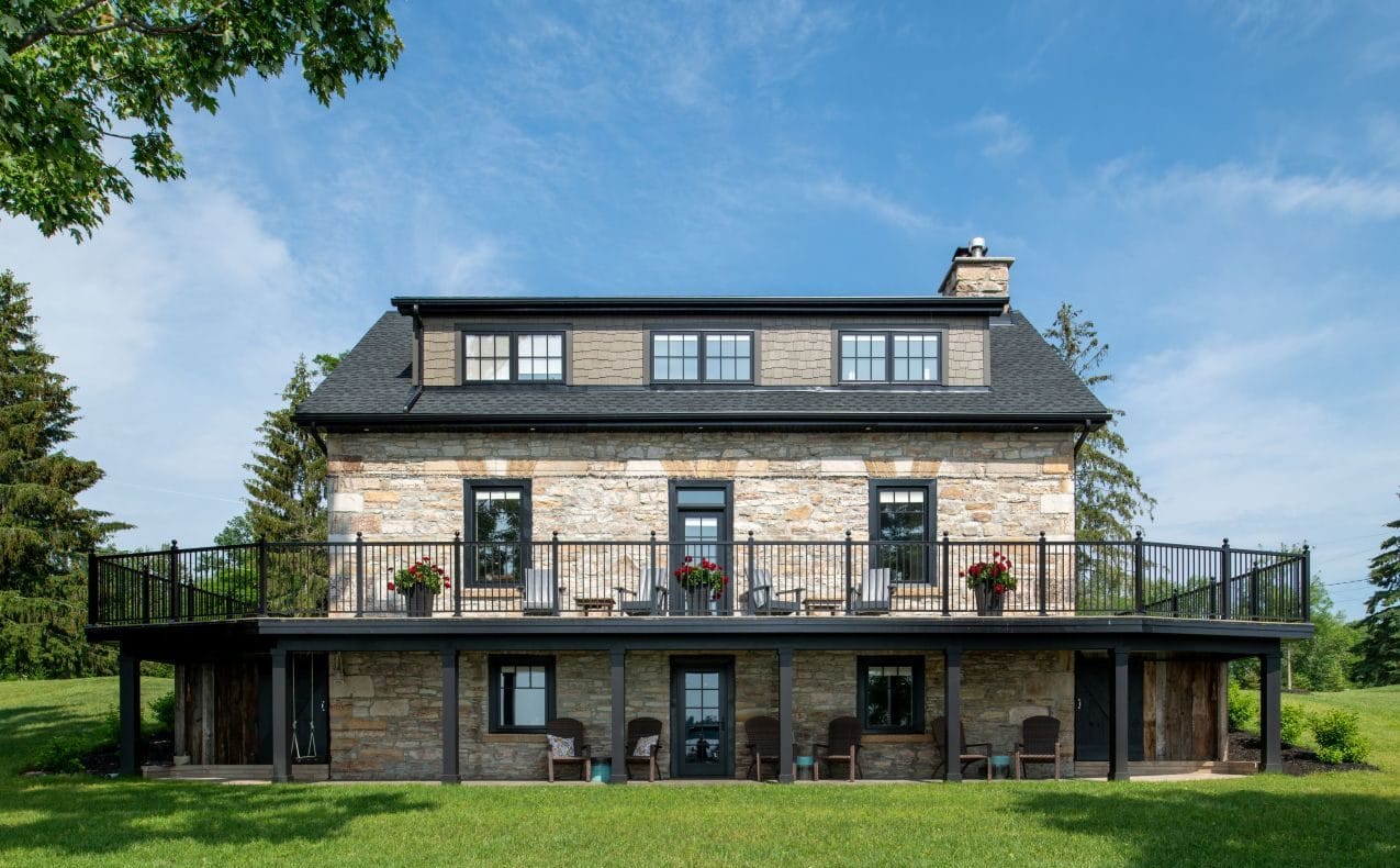 historic lakeside homestead