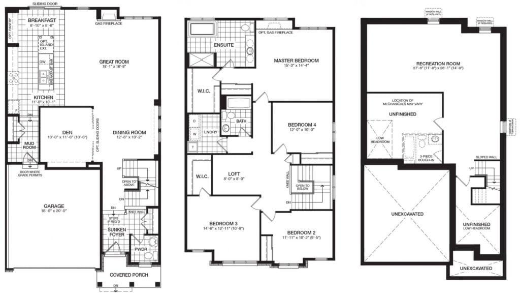 Ottawa new homes Glenview Homes the Blakely Barrhaven