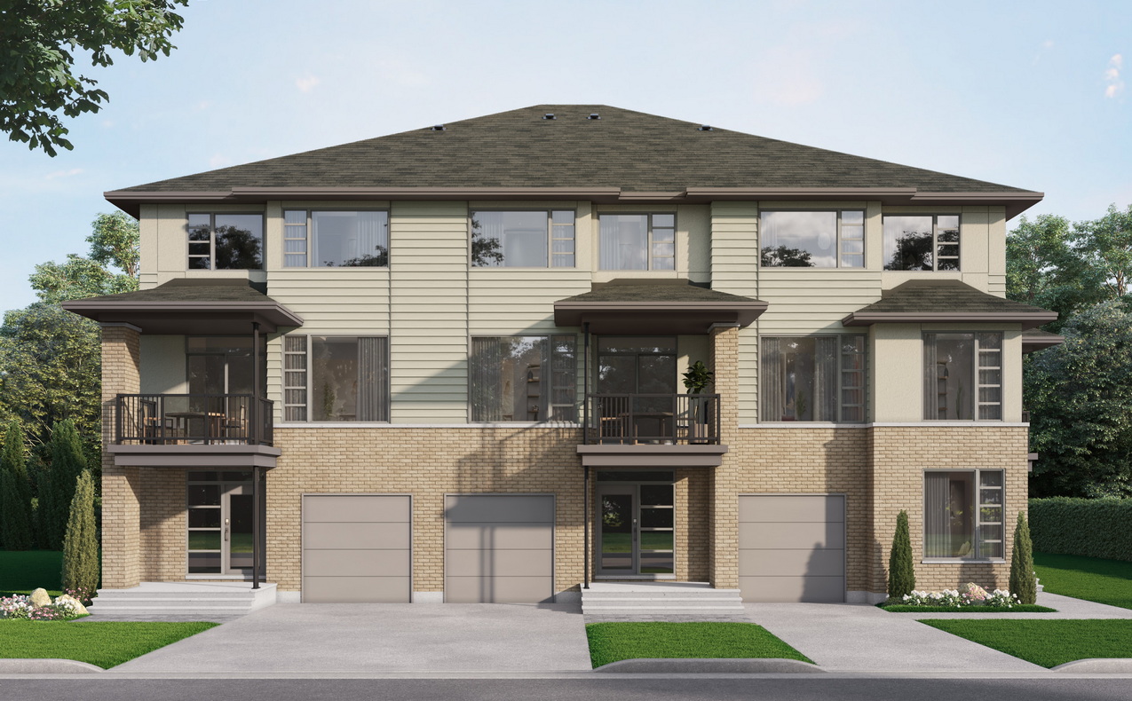 HN Homes urban towns three-storey townhomes