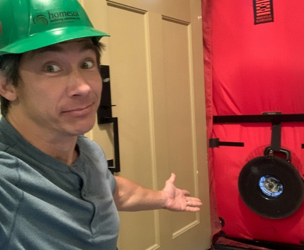 homesol building solutions blower door test energy audit ottawa energy efficiency