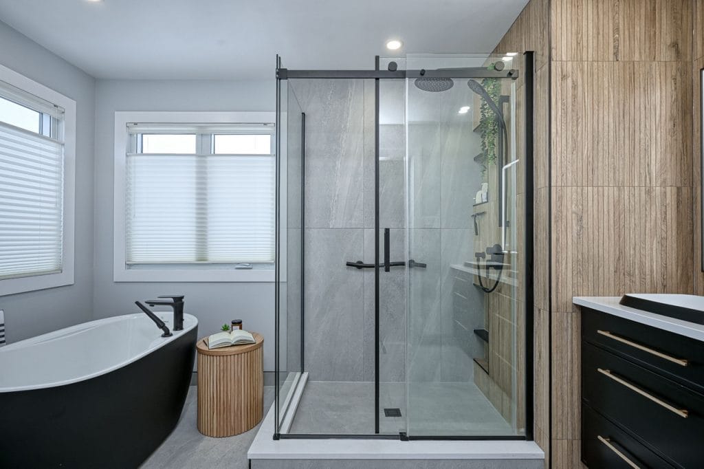 2025 NKBA awards ottawa design bathroom freestanding tub Julianna Dykstra Distinctive Bathrooms & Kitchens