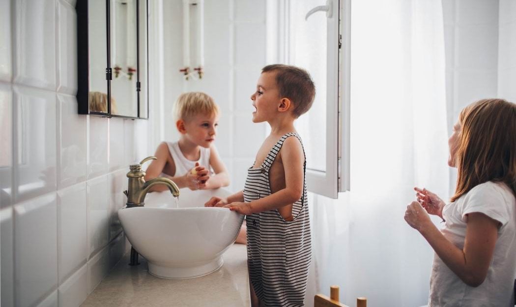 Jack and Jill bathroom Ottawa bathrooms children in bathroom