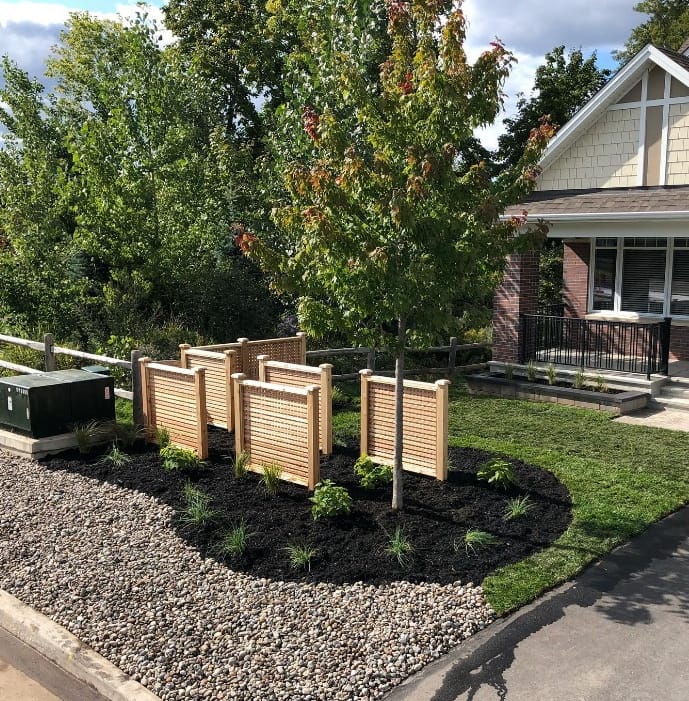 front yard life long landscaping curb appeal decorative panels ottawa outdoor spaces