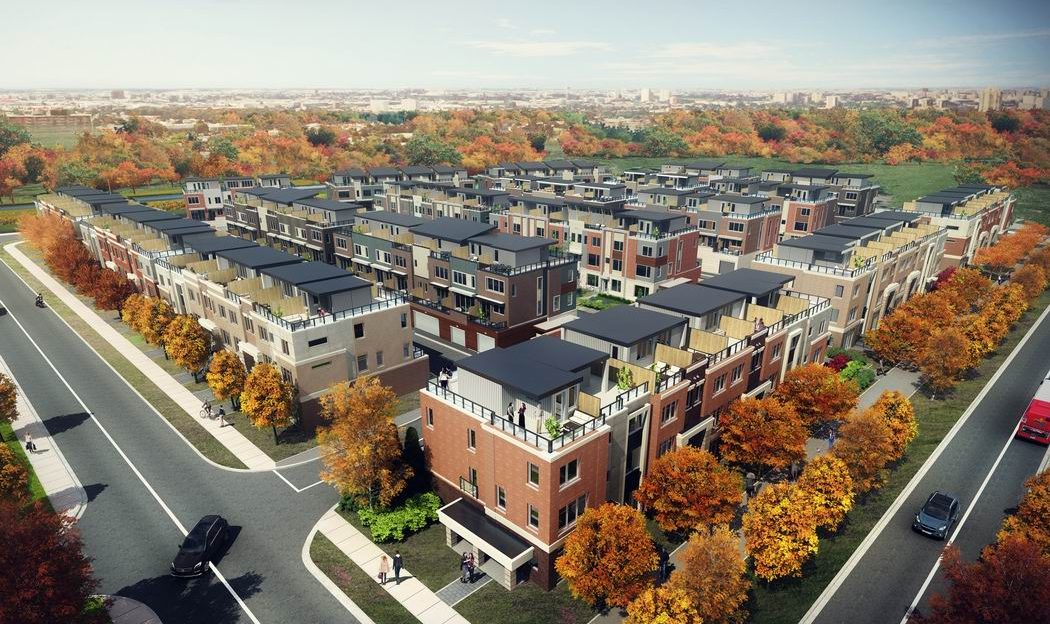 Mattamy Wateridge Village stacked and rear-lane townhomes at Wateridge Village new homes in Ottawa