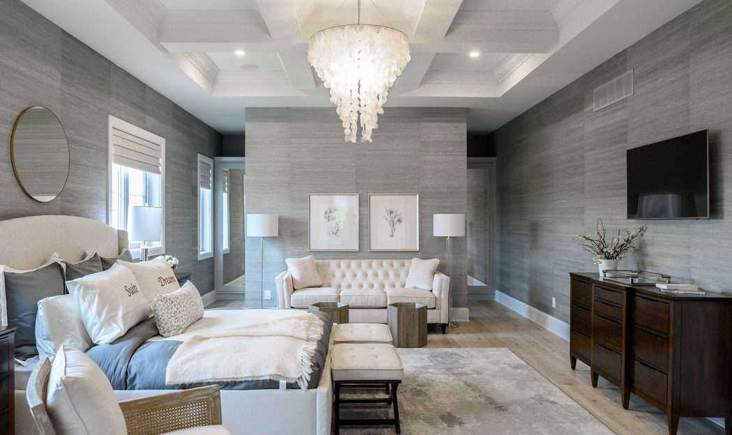 Minto dream home CHEO Dream of a Lifetime Lottery master bedroom coffered ceilings