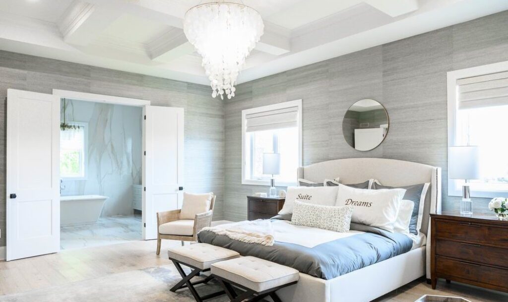 Minto dream home CHEO Dream of a Lifetime Lottery master bedroom coffered ceilings