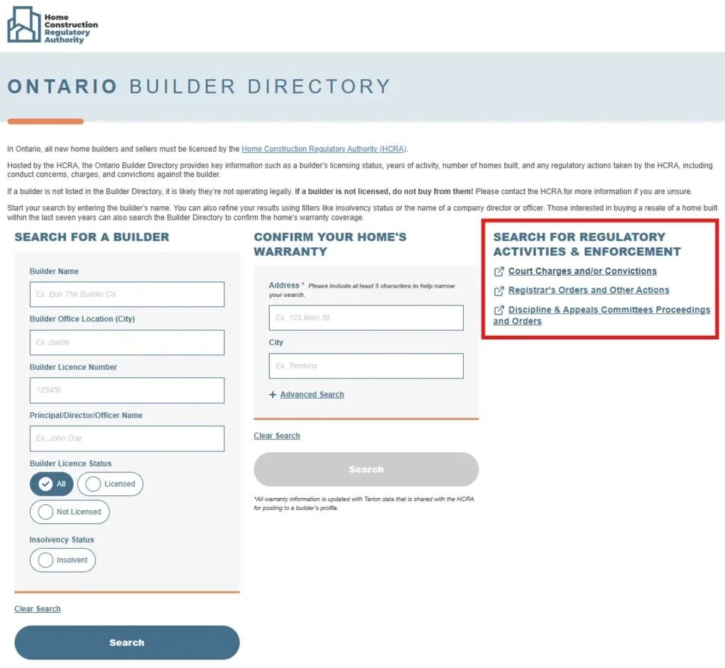 hcra home construction regulatory authority new-home building licensing