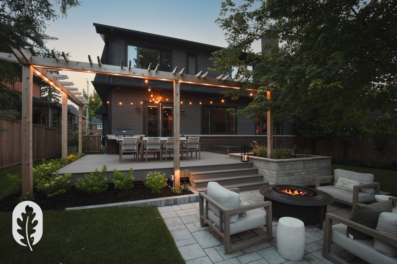 wild ridge landscapes ottawa outdoor spaces backyard zones rooms fire pit