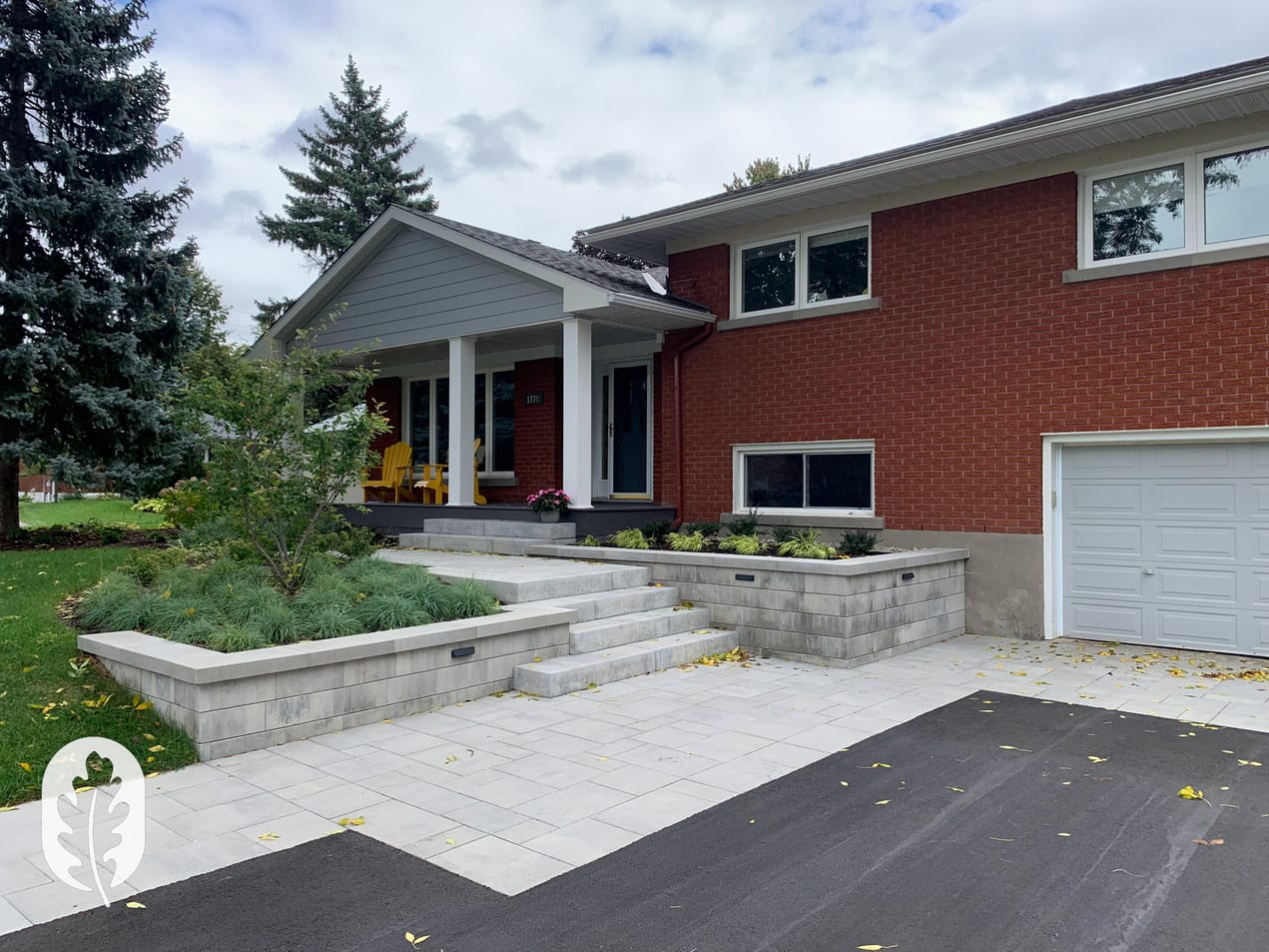 wild ridge landscapes ottawa outdoor spaces curb appeal retaining wall front yard