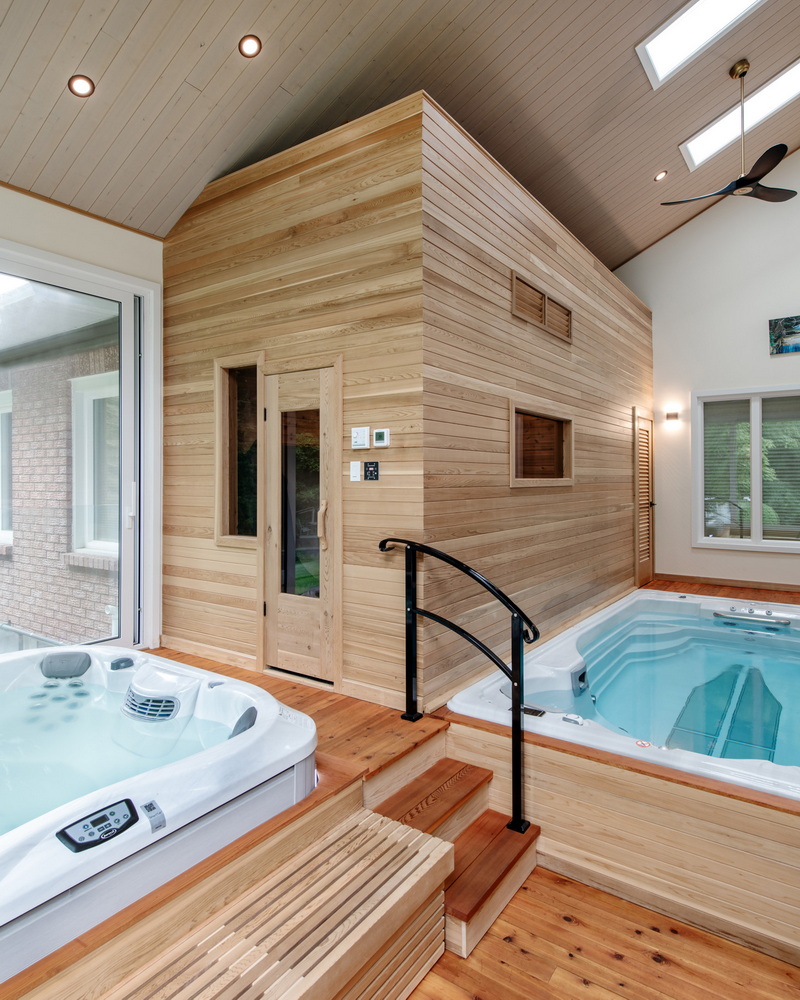 ottawa renovations wellness spaces indoor pool sauna hot tub
