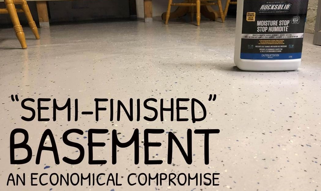 basement ideas semi-finishing Steve Maxwell