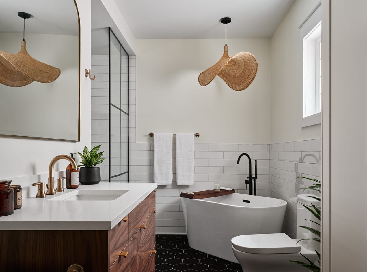 launch your space bathroom standalone tub design