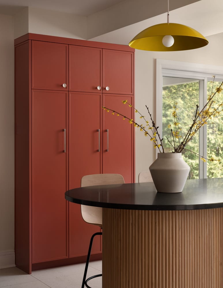 Uncommon Ottawa kitchen design rounded island