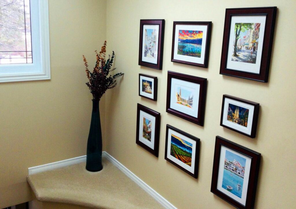 gallery wall step-by-step