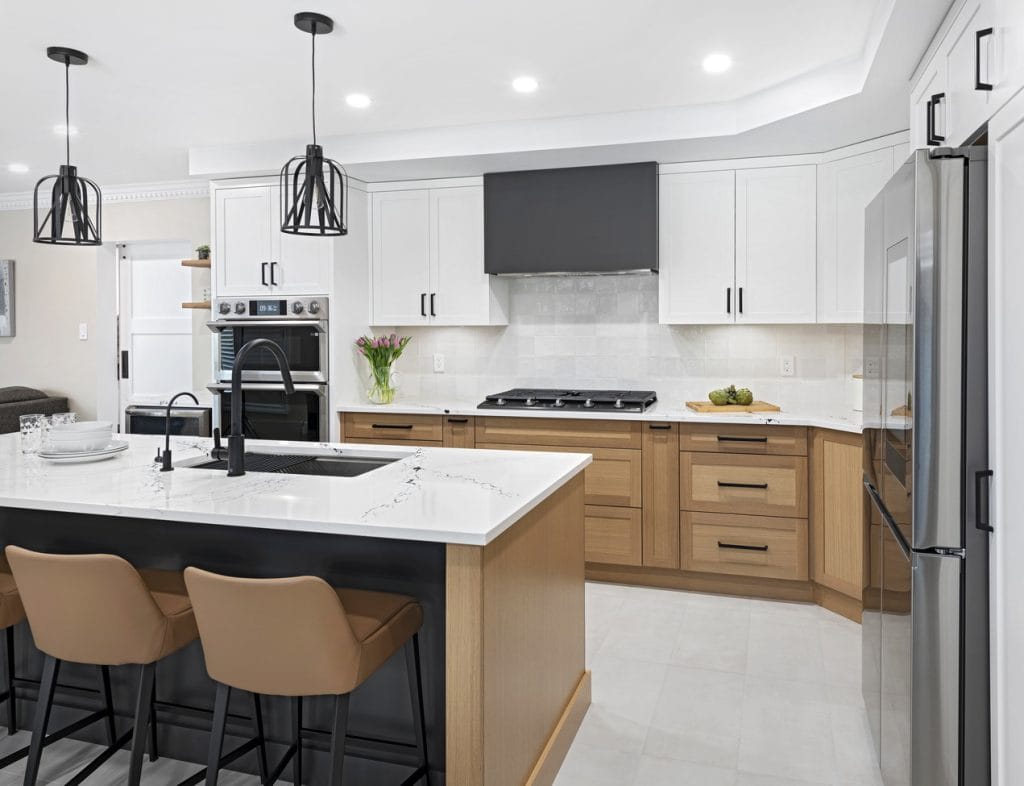 cabinets Laurysen Kitchens two-tone kitchen shaker ottawa cupboards