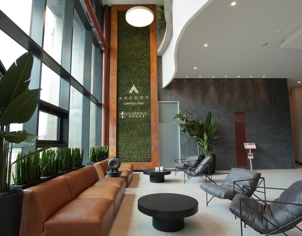 biophilic design ottawa new homes renovations interior design embracing nature moss wall claridge