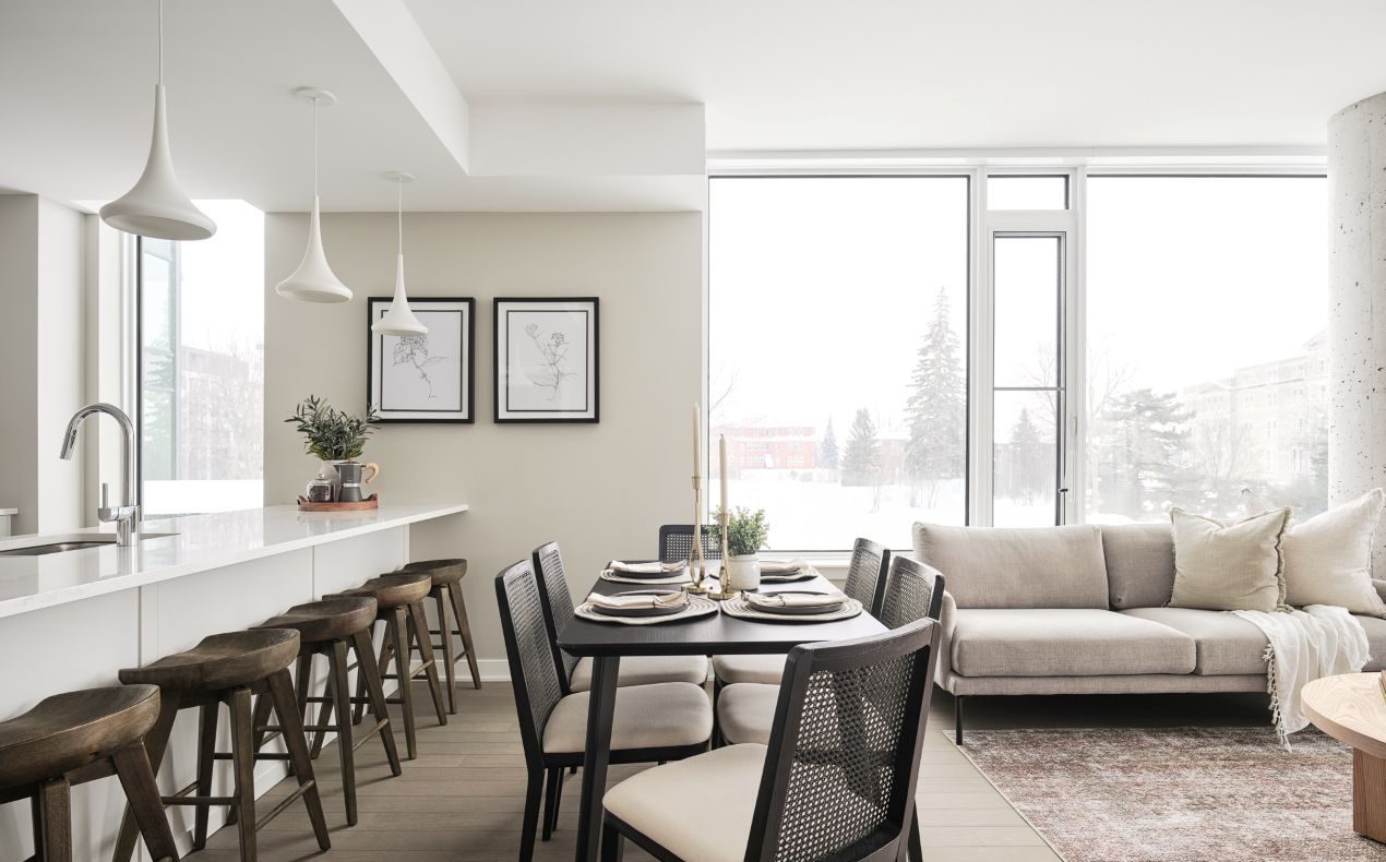 Greystone Village model home condos eQ Homes Spenser
