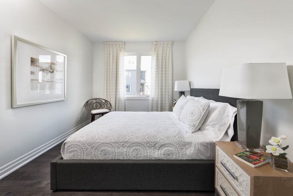 flexible floor plans Ottawa new homes eQ Homes Riviera model main-floor bedroom suite