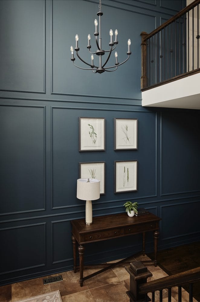 CPI interiors foyer design wall moulding rich colour