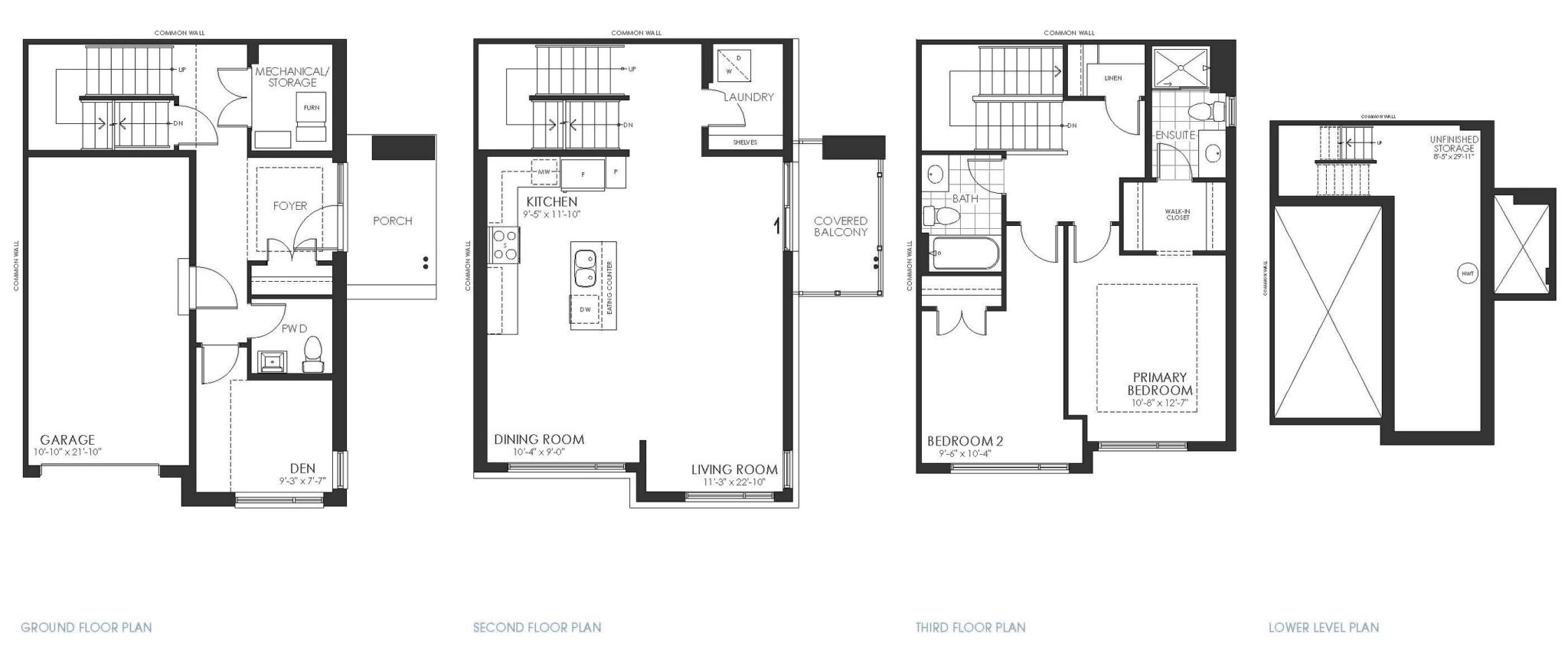 Urban towns HN Homes floor plan Ottawa housing