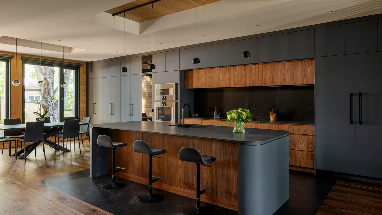 adding colour contemporary kitchen ottawa linebox studio Sanchez homes