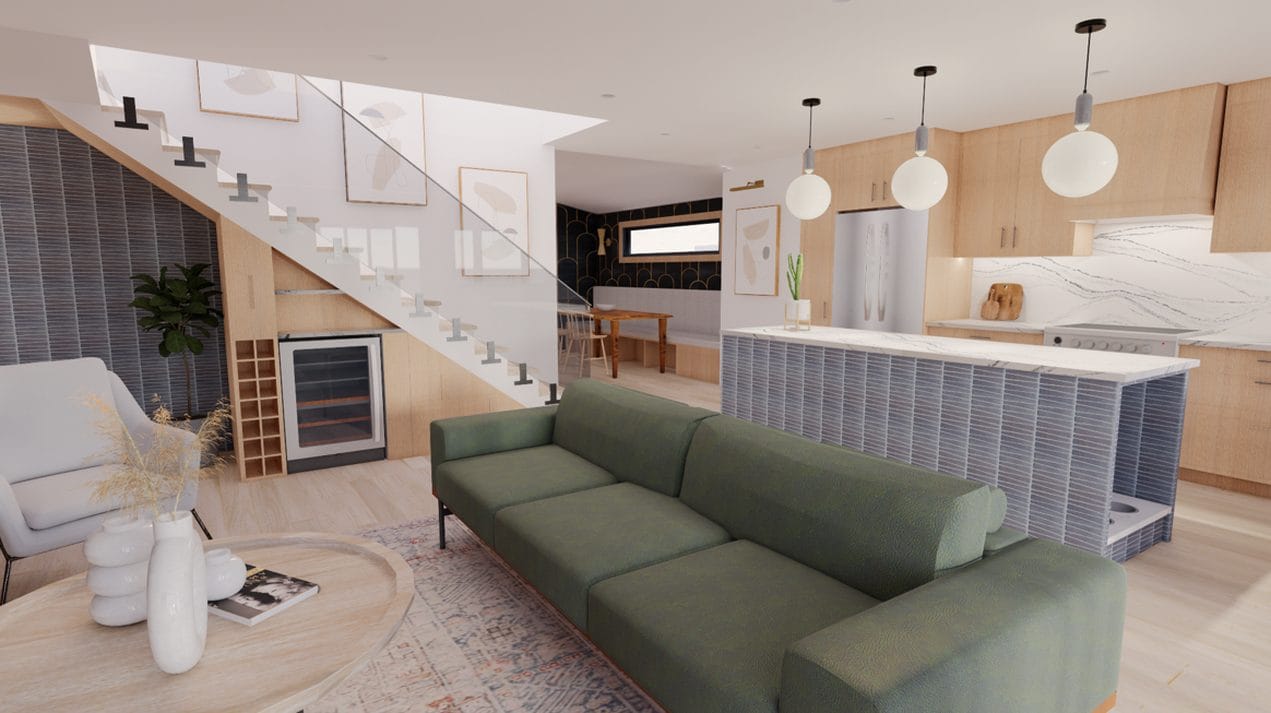 Uncommon Ottawa impavida design and build open concept kitchen family room