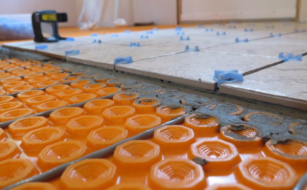 Schluter in-floor heating membrane