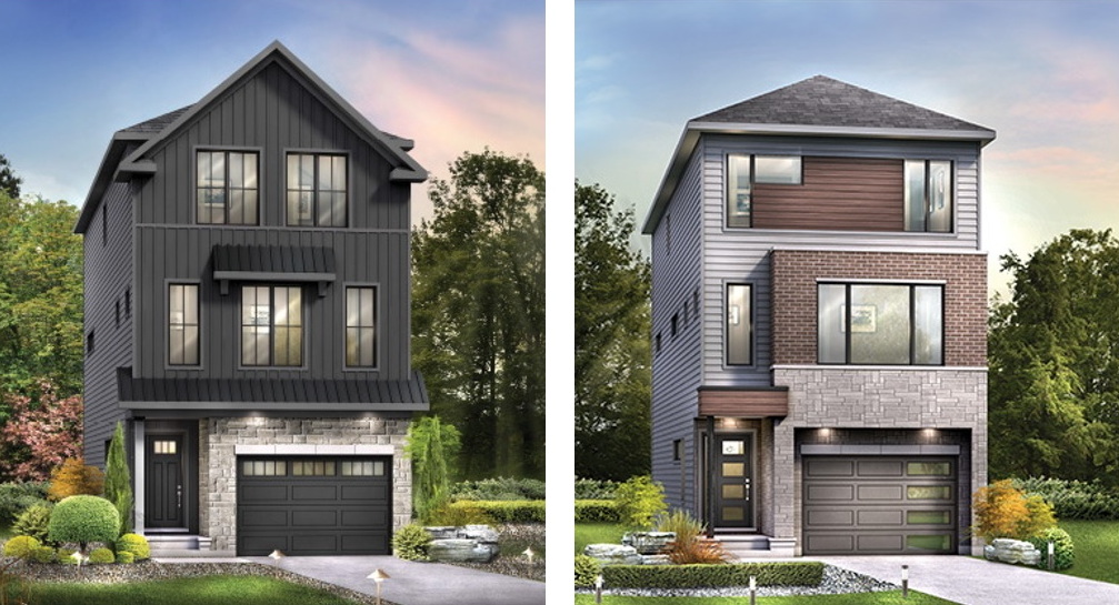 builder sites minto communities three-storey singles