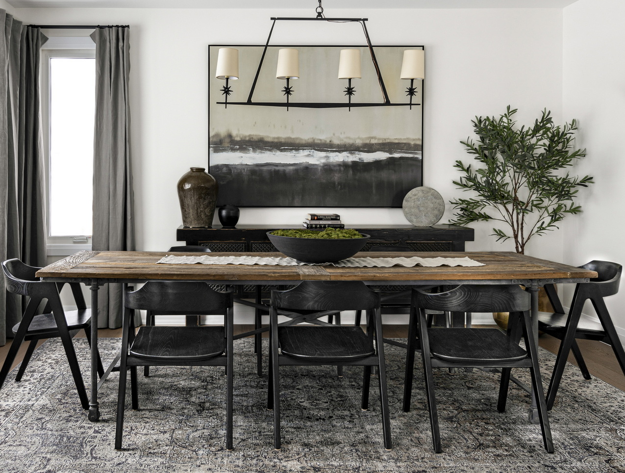 model homes in Provence Ottawa dining room farmhouse