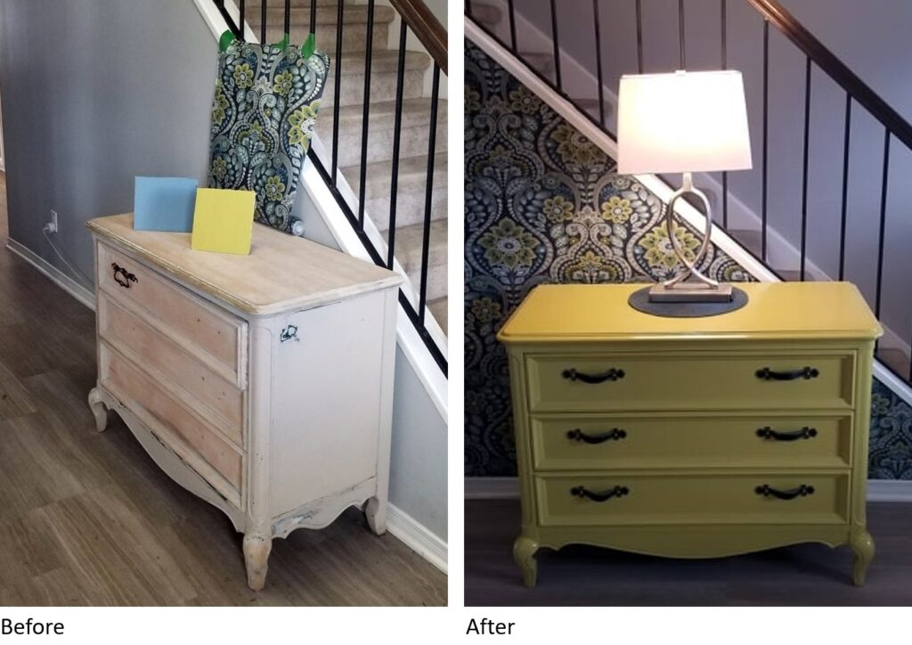 Easy painting ideas dresser