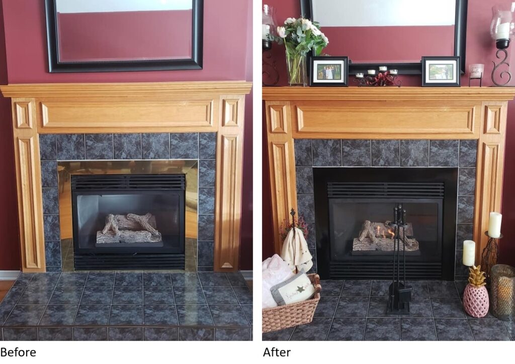 fireplace surround