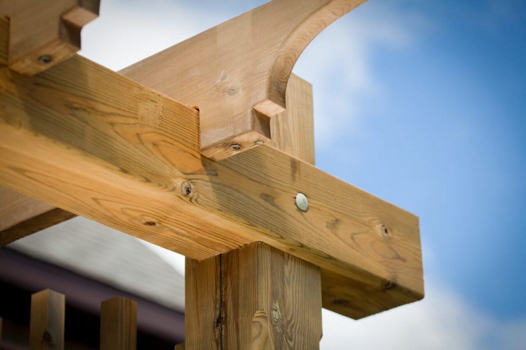 steve maxwell outdoor structure roof detail lap joint