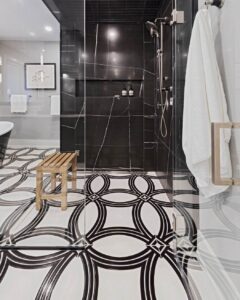 Amsted Design-Build Ottawa kitchens porcelain shower