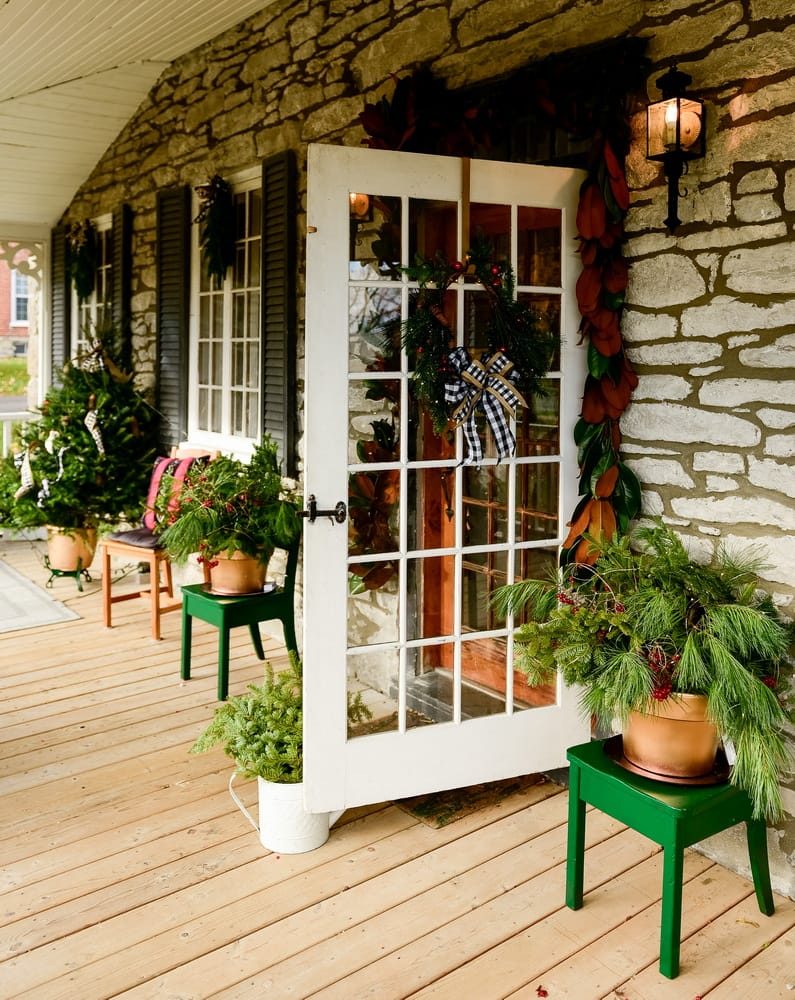 decorating for Christmas sue pitchforth holiday decor porch