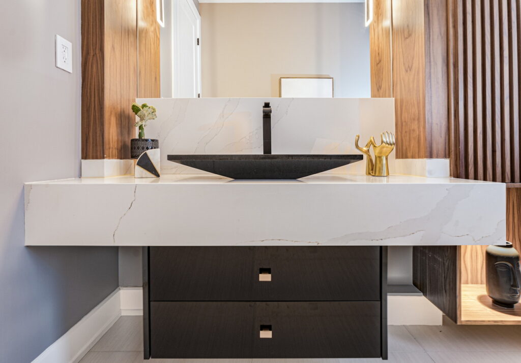 Ottawa powder room contemporary