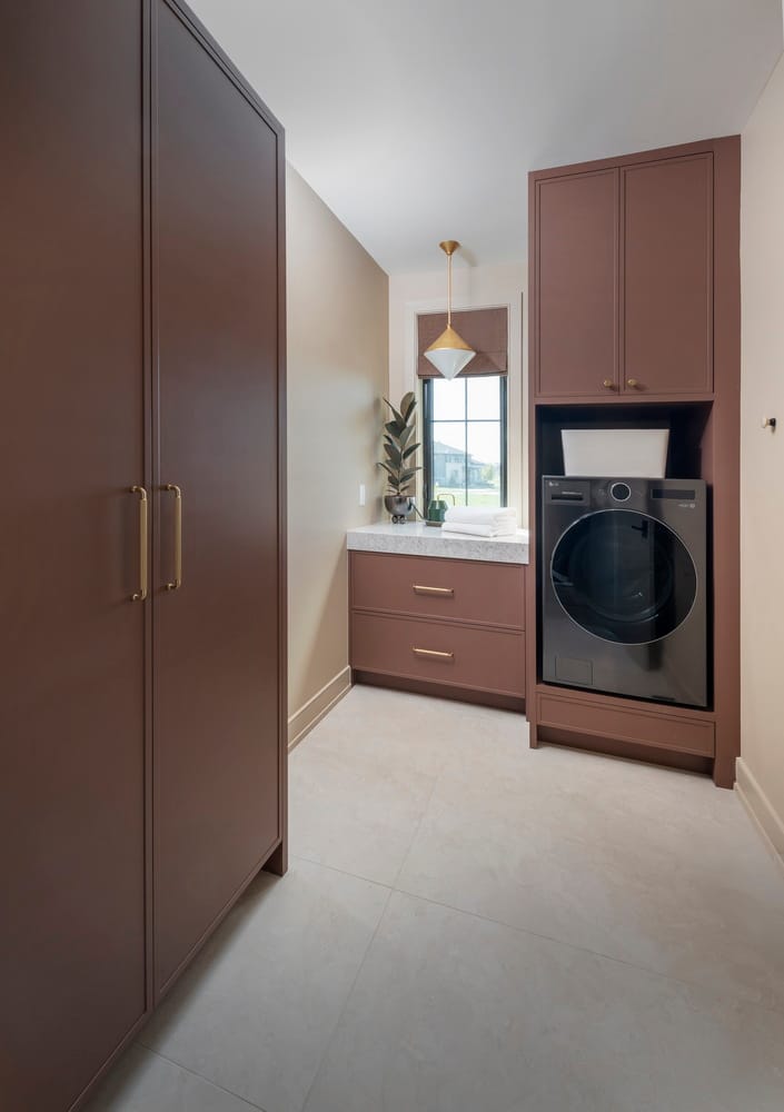 the sterling laurysen kitchens ottawa custom cabinetry laundry room washer dryer combo