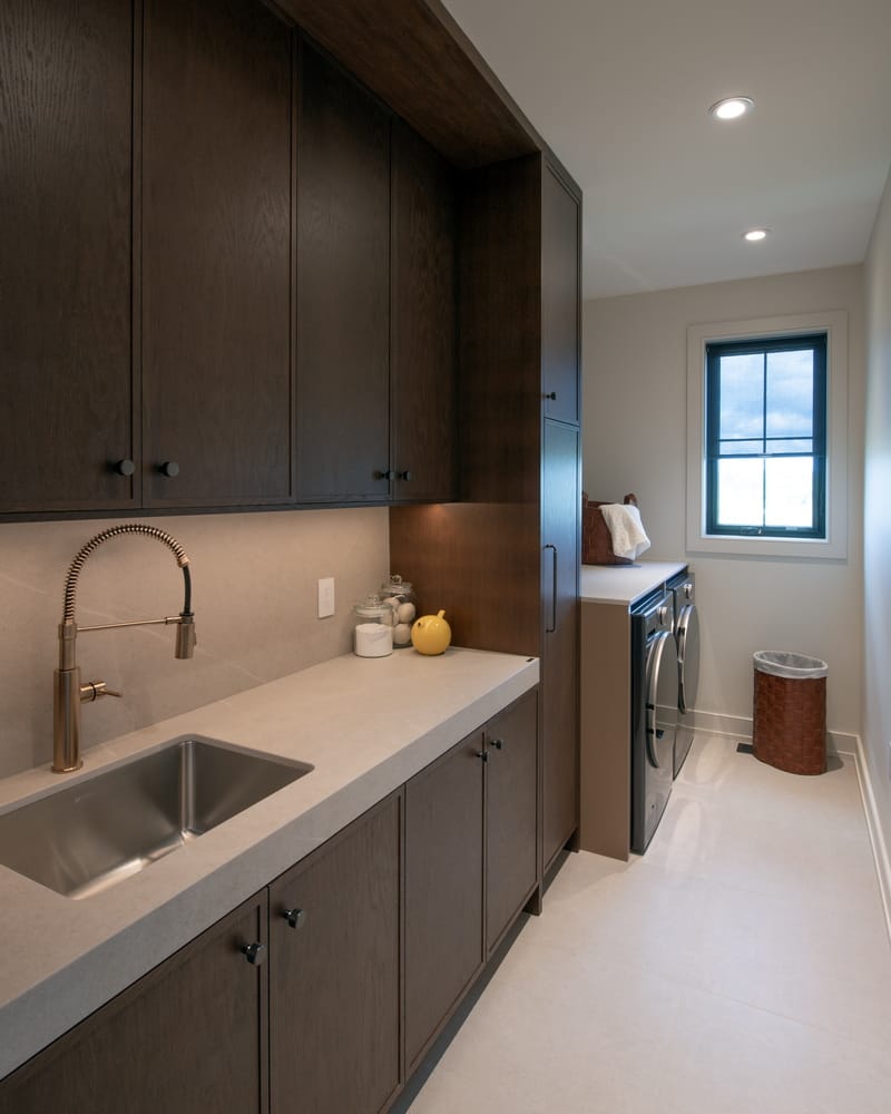 the sterling laurysen kitchens ottawa custom cabinetry laundry room storage