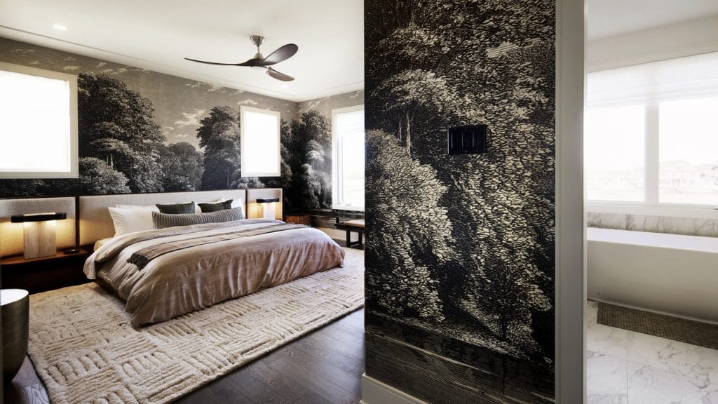 conservancy models Caivan new homes Barrhaven ottawa bedroom black-and-white 