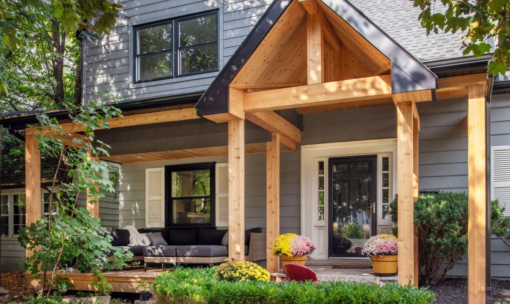 front of your home amsted porch exterior curb appeal furniture ottawa