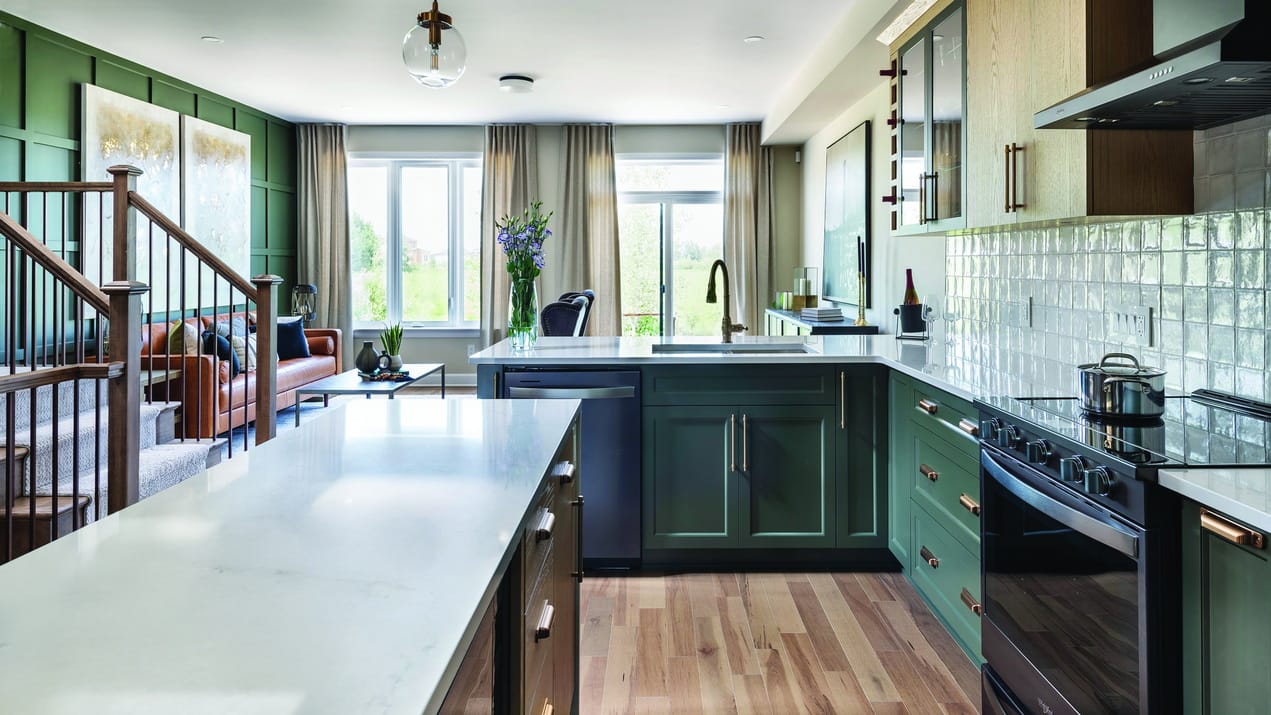 tartan homes ottawa home builder ambrosia townhome open concept