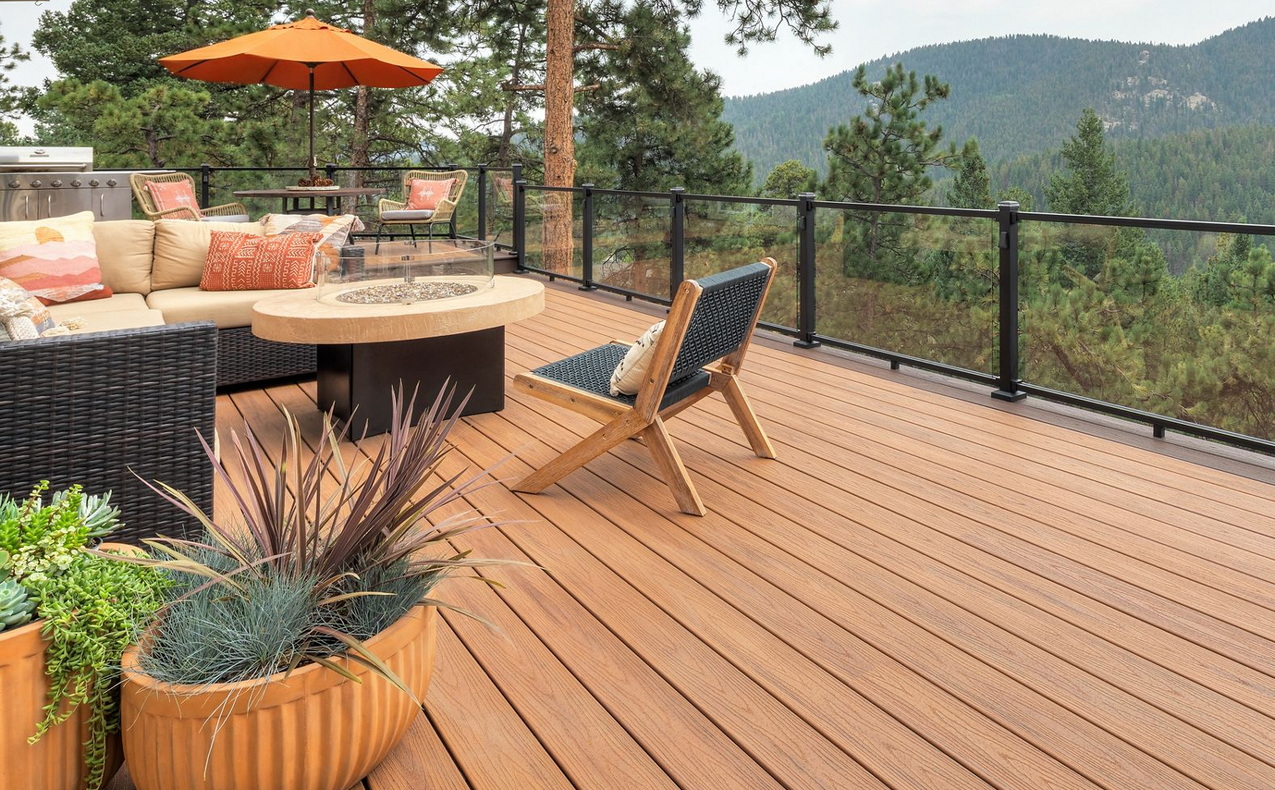 composite decking trex